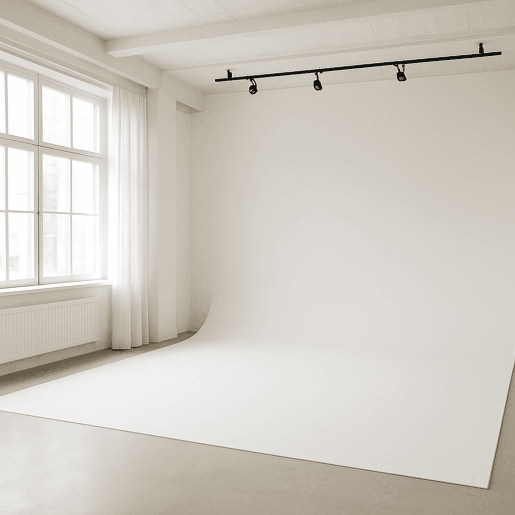 A daylight photography studio